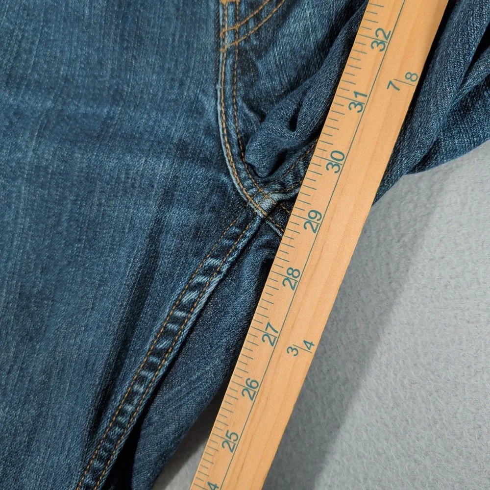 Levi's 514 Jeans Men 36x30 Blue Straight Leg Denim Pants Casual Classic